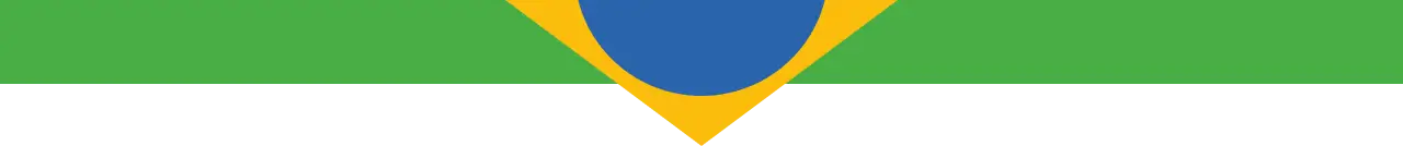 Bandeira do Brasil com detalhes amarelo e verde